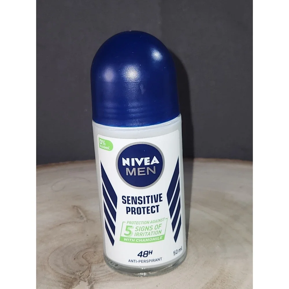 Nivea Men‎ Sensitive Protect Antiperspirant Roll On Deodorant, 1.7oz (50ml)~NEW
